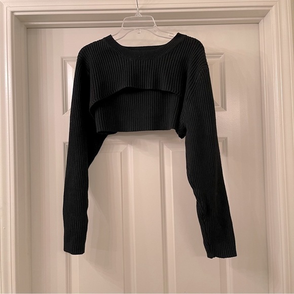 Eloquii Sweater Tanked Dress with Sleeved Shrug Size 26/28 NWOT - Picture 3 of 4